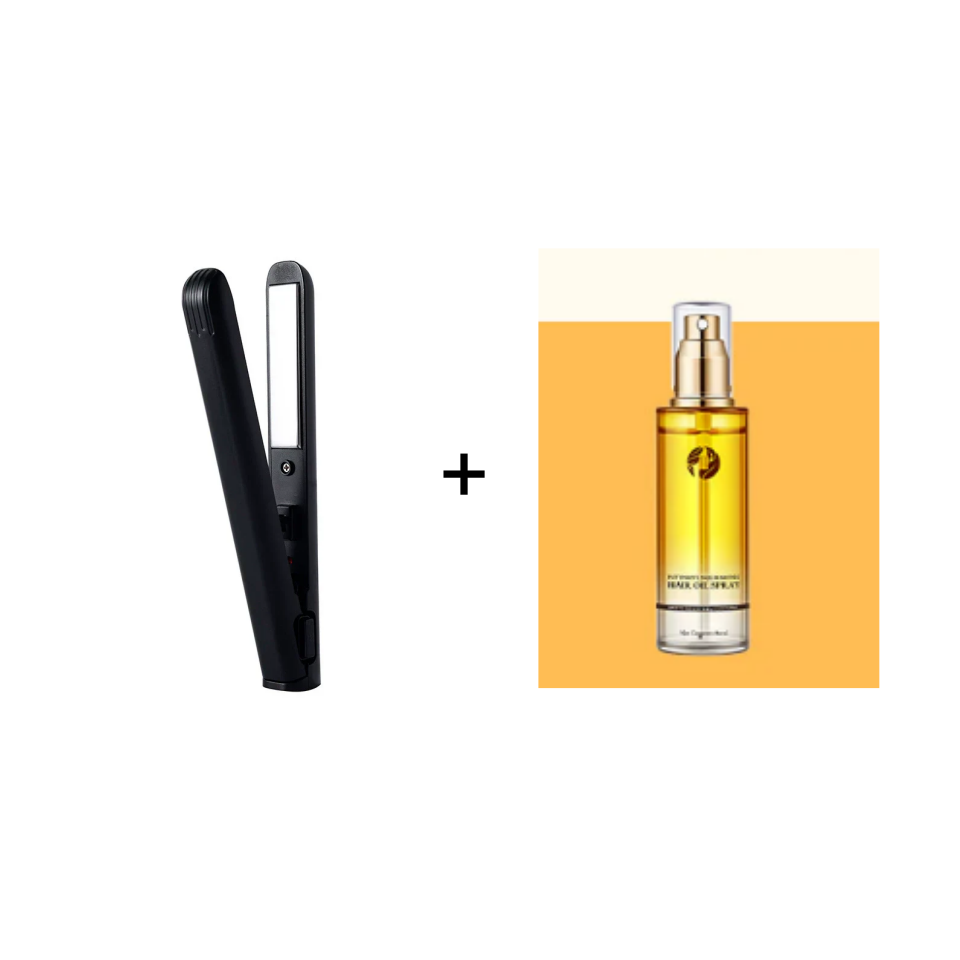 🔥Limited Sale 50% OFF✈️Mini Dual-purpose Curling Iron