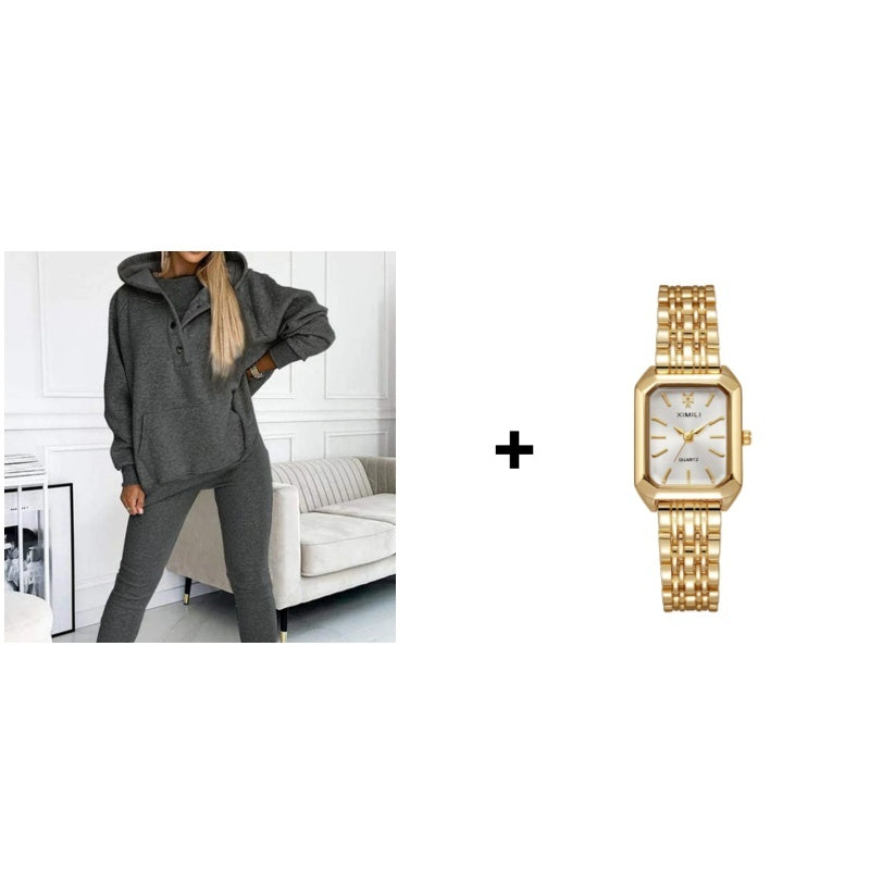 ⏳Time-limited Special £25.99⏰Hooded Casual and Comfortable Sweatshirt Suit