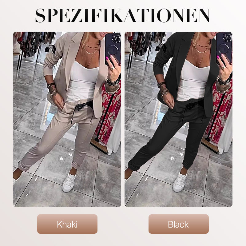 🎉2025 New Products Hot Sale✨Women's Casual Suit Jacket Pants 2-Piece Set