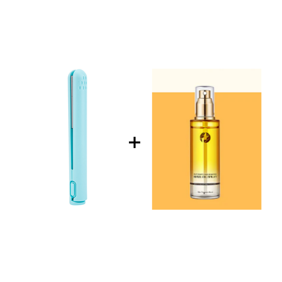 🔥Limited Sale 50% OFF✈️Mini Dual-purpose Curling Iron