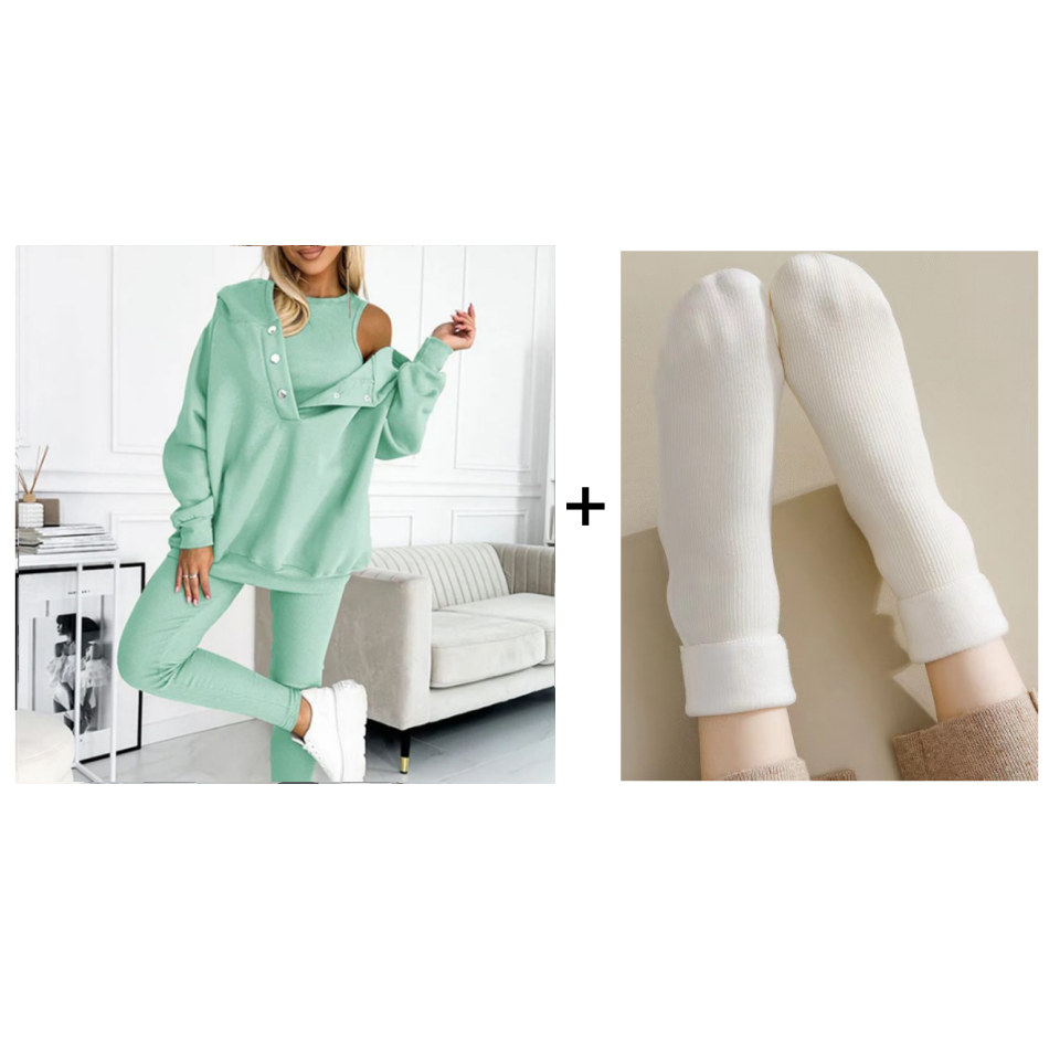 ⏳Time-limited Special £25.99⏰Hooded Casual and Comfortable Sweatshirt Suit