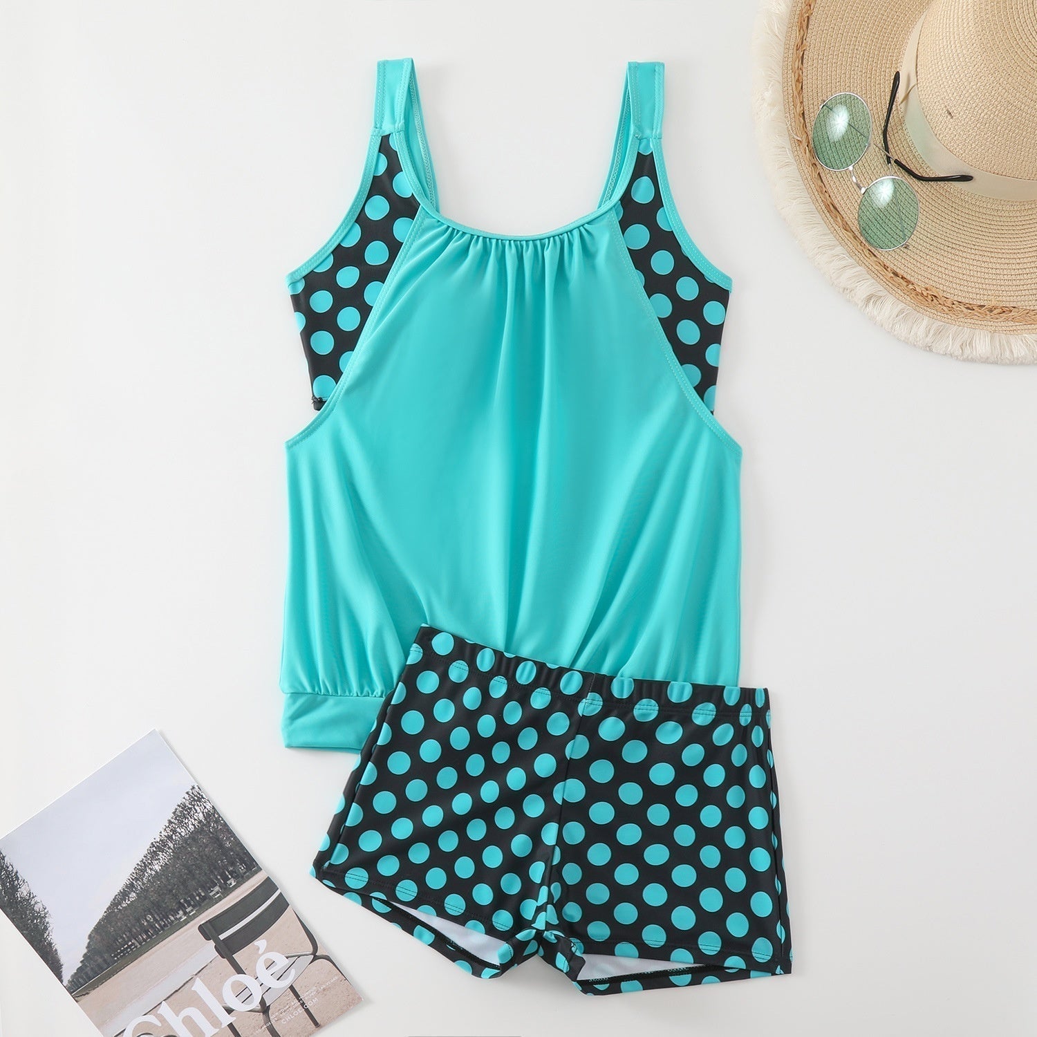 🏖️Summer Hot Sale 49% OFF🌼Women's Polka Dot Two Piece Swimsuit