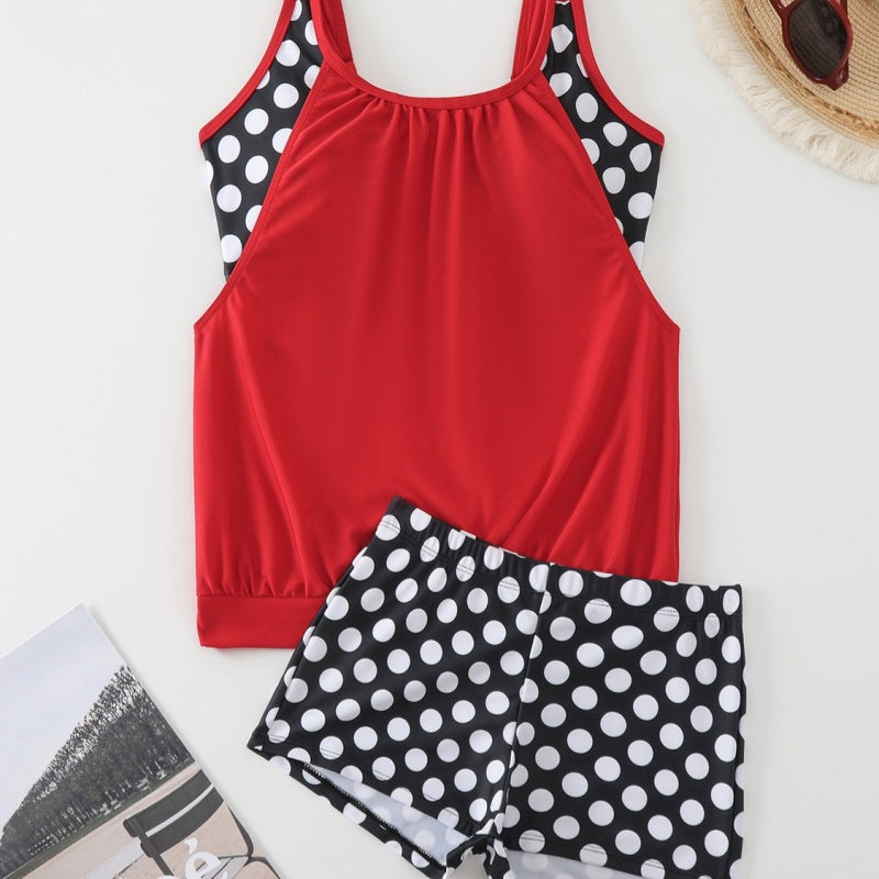 🏖️Summer Hot Sale 49% OFF🌼Women's Polka Dot Two Piece Swimsuit