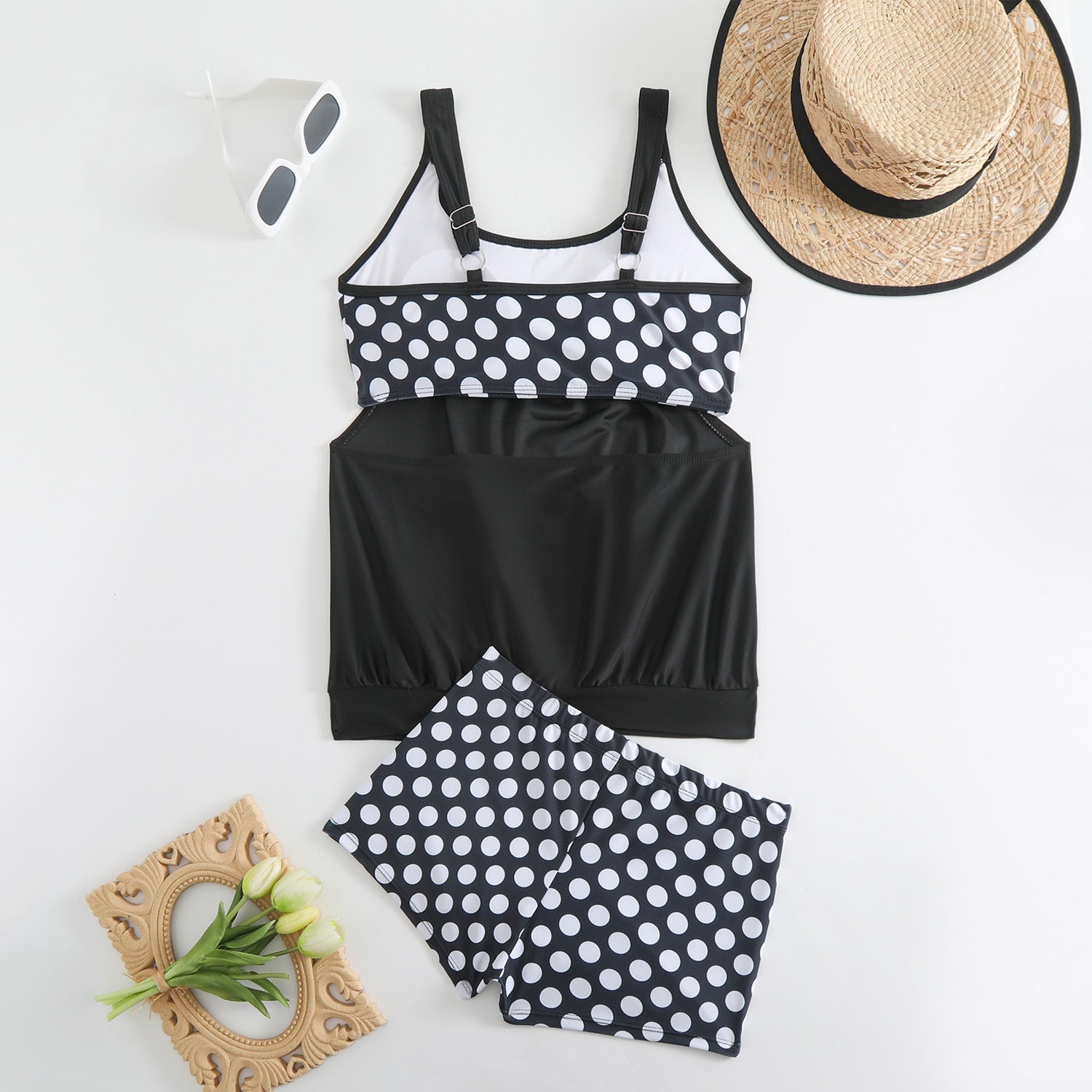 🏖️Summer Hot Sale 49% OFF🌼Women's Polka Dot Two Piece Swimsuit
