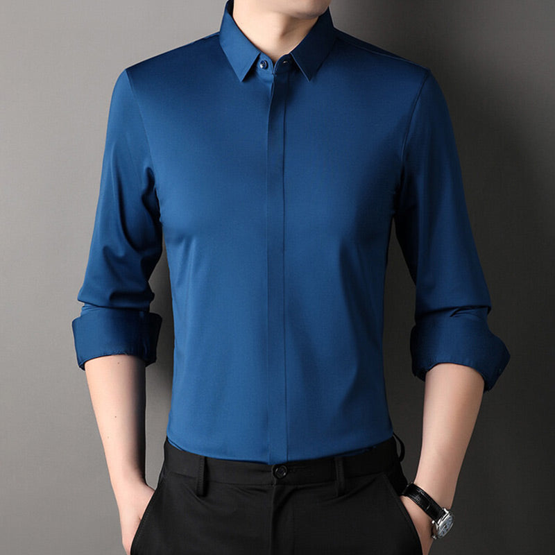 🎉2025 New Products Hot Sale✨Men's Wrinkle-Free Stretch Dress Shirt