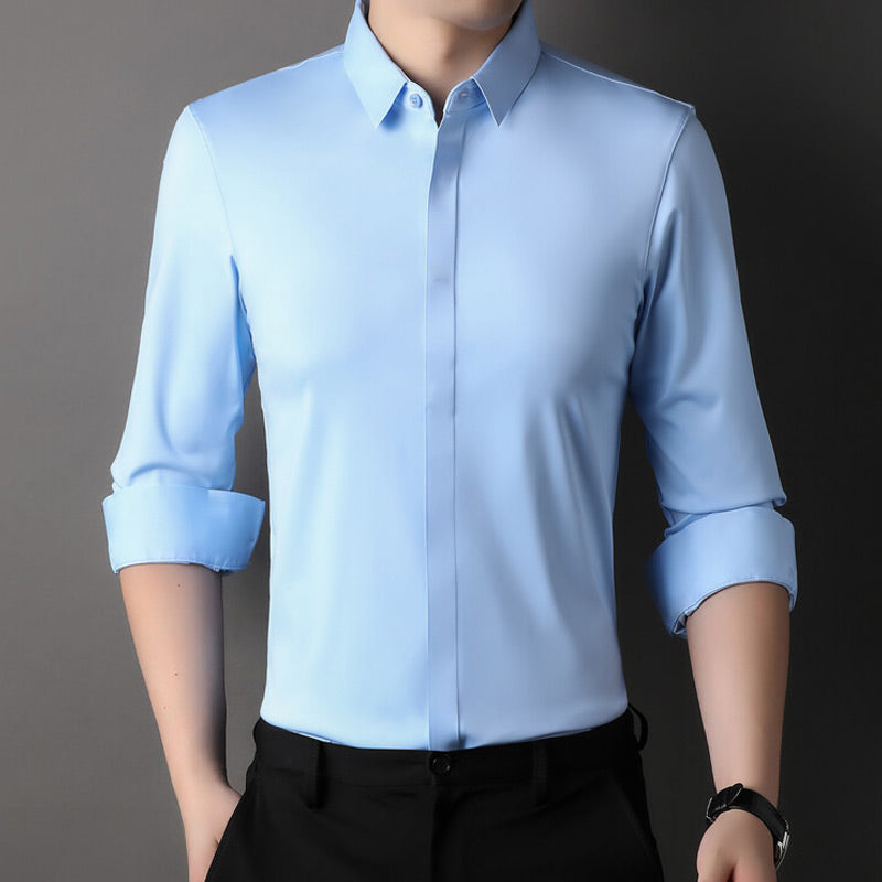 🎉2025 New Products Hot Sale✨Men's Wrinkle-Free Stretch Dress Shirt