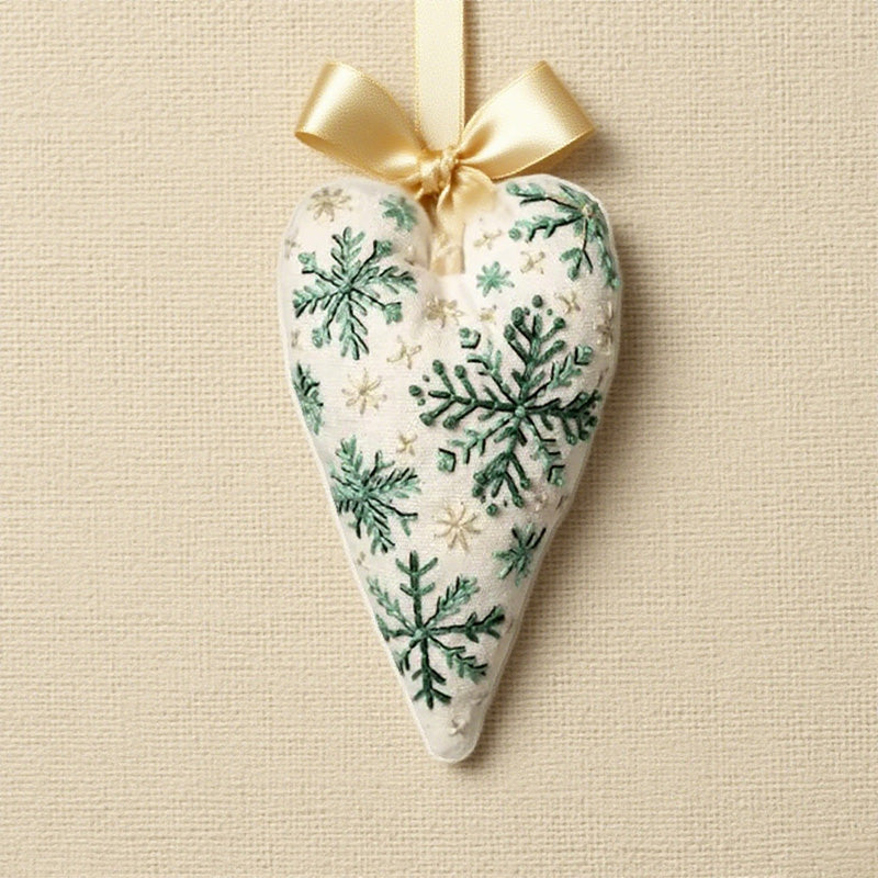 ⏰Limited-time offer £7.99🔥Heart-Shaped Hand Embroidered Christmas Kit